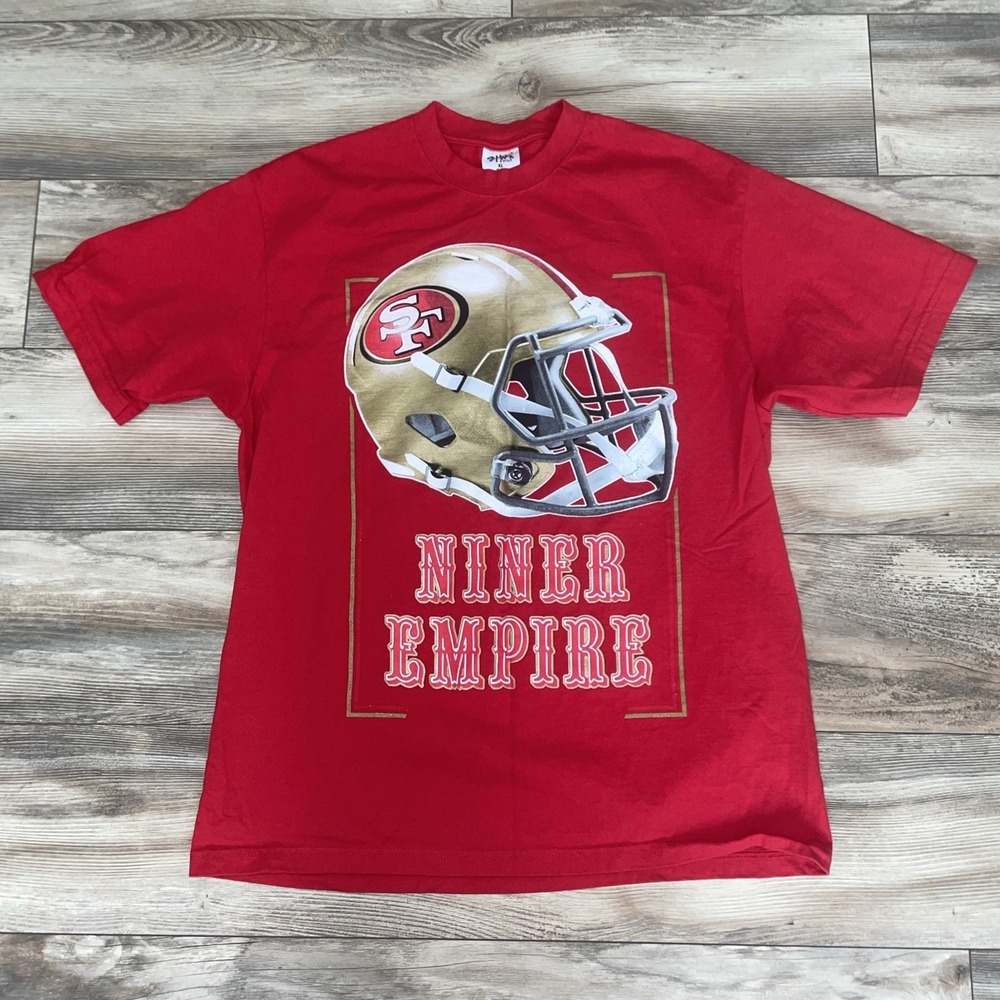 NFL San Francisco 49ers Shakaâ Wear T-Shirt Men Sz XL Red Football Tee